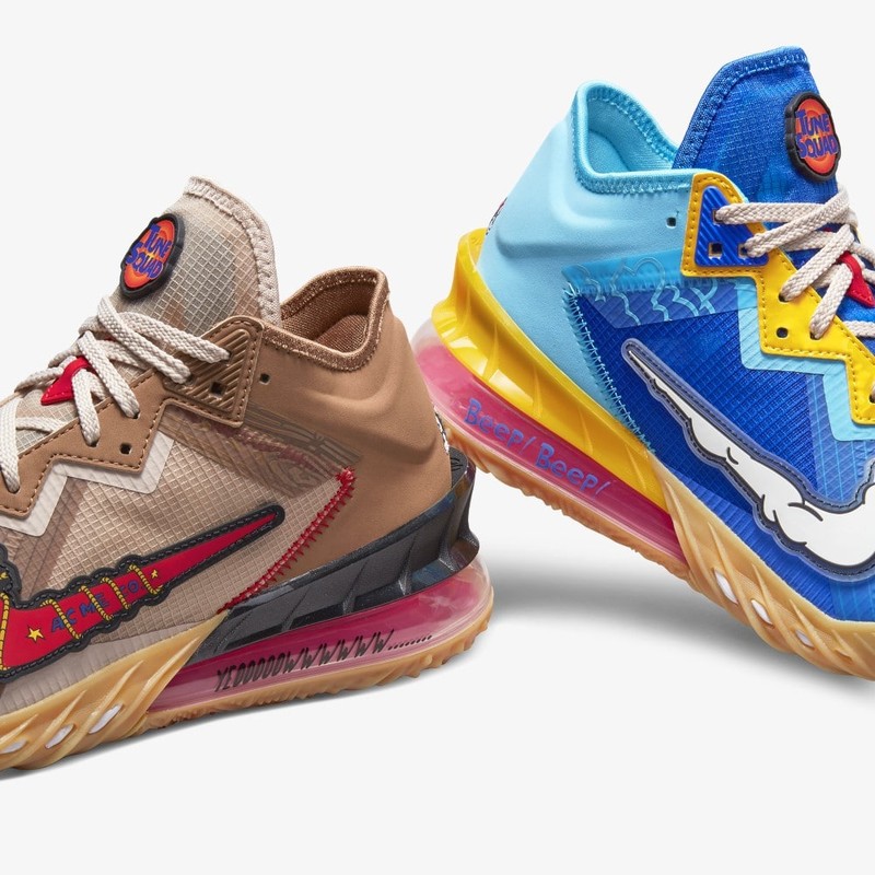 Space Jam x Nike Lebron 18 Low Wile E. x Roadrunner | CV7562